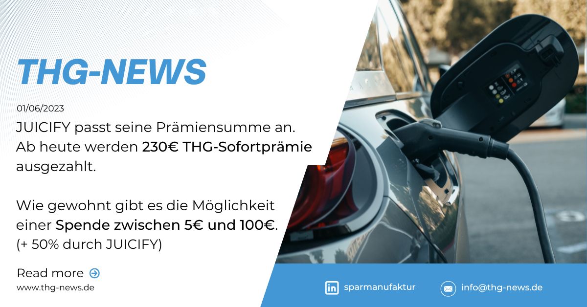 +++ EILMELDUNG +++ 200€ Sofortprämie von JUICIFY