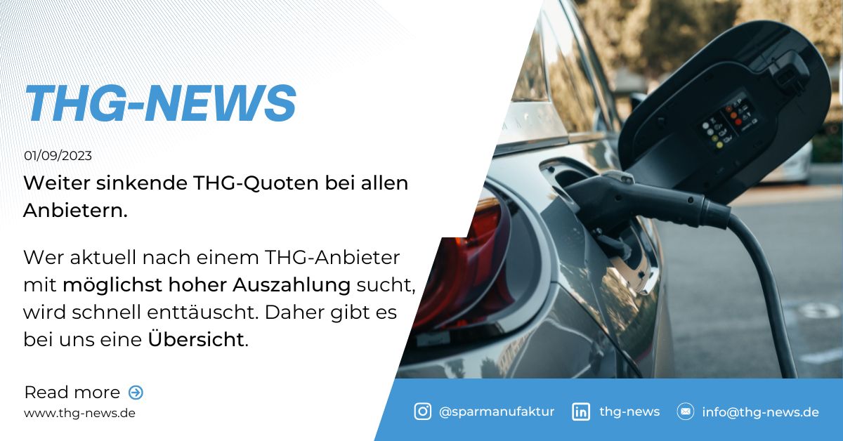 THG-Anbieter mit möglichst hoher Prämie